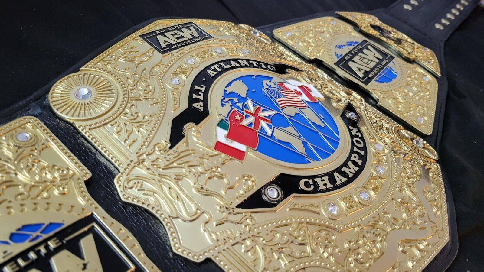 AEW ALL ATLANTIC CNC MADE CHAMPIONSHIP BELT - Image 11