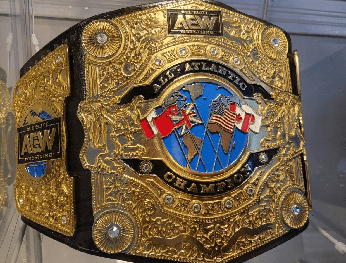 AEW ALL ATLANTIC CNC MADE CHAMPIONSHIP BELT - Image 8