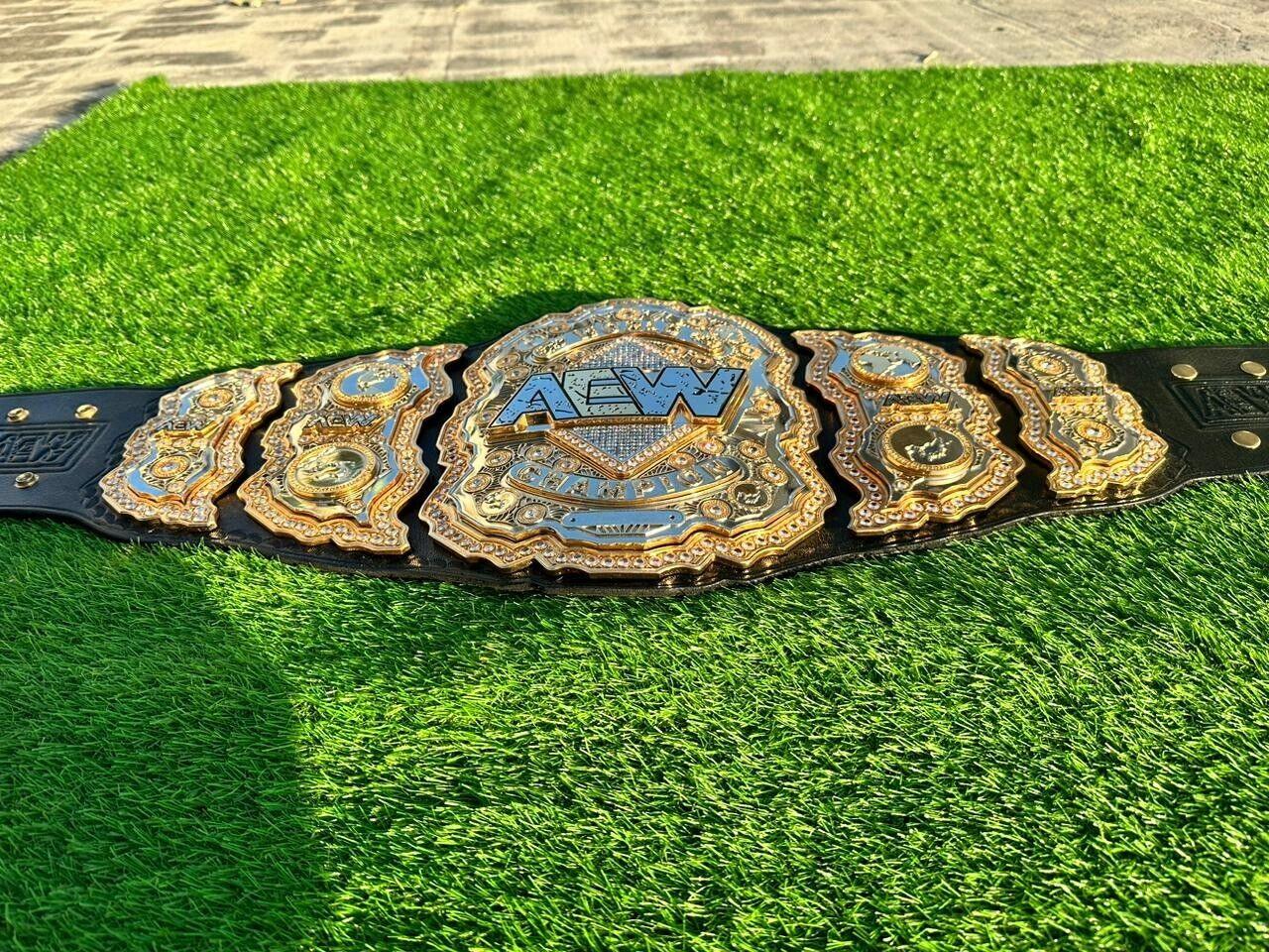 AEW Champion HEAVYWEIGHT CNC MADE CHAMPIONSHIP BELT - Image 14