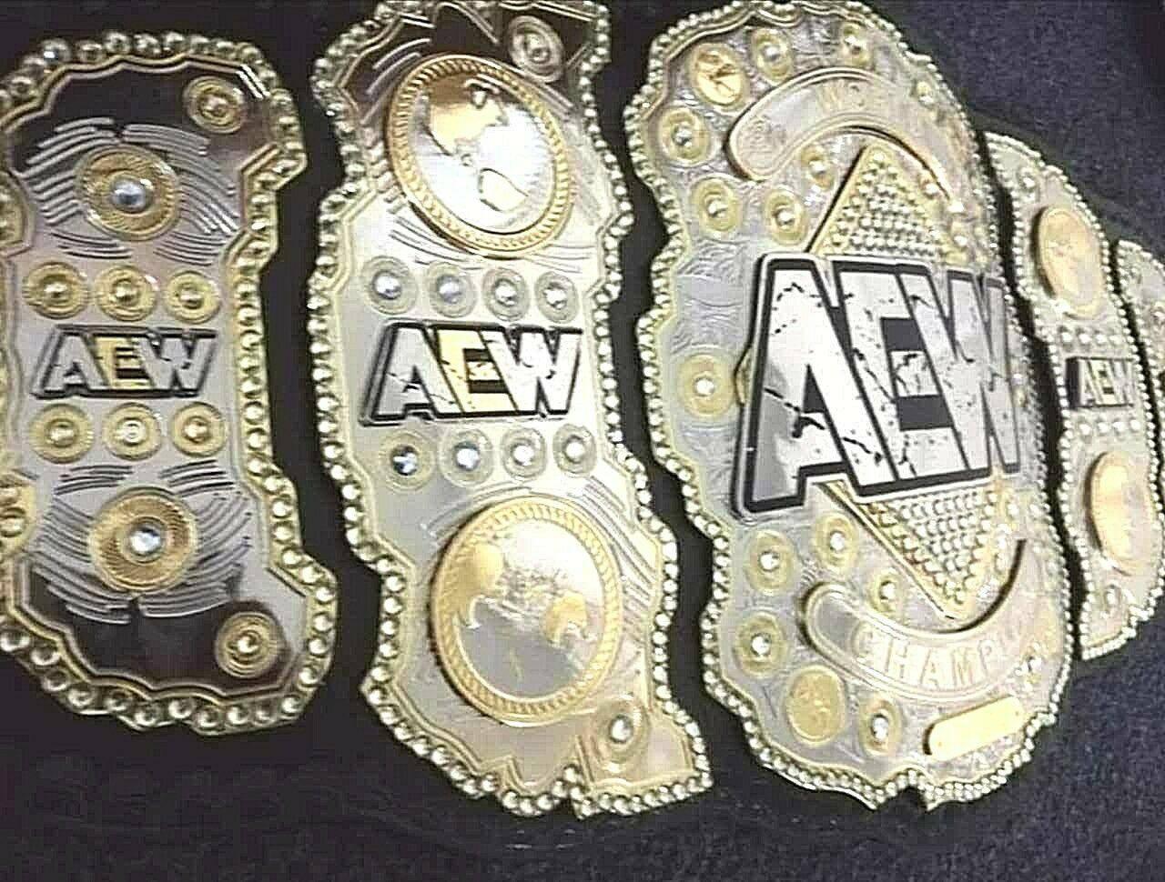 AEW Heavyweight Brass Championship Belt Replica - Image 3
