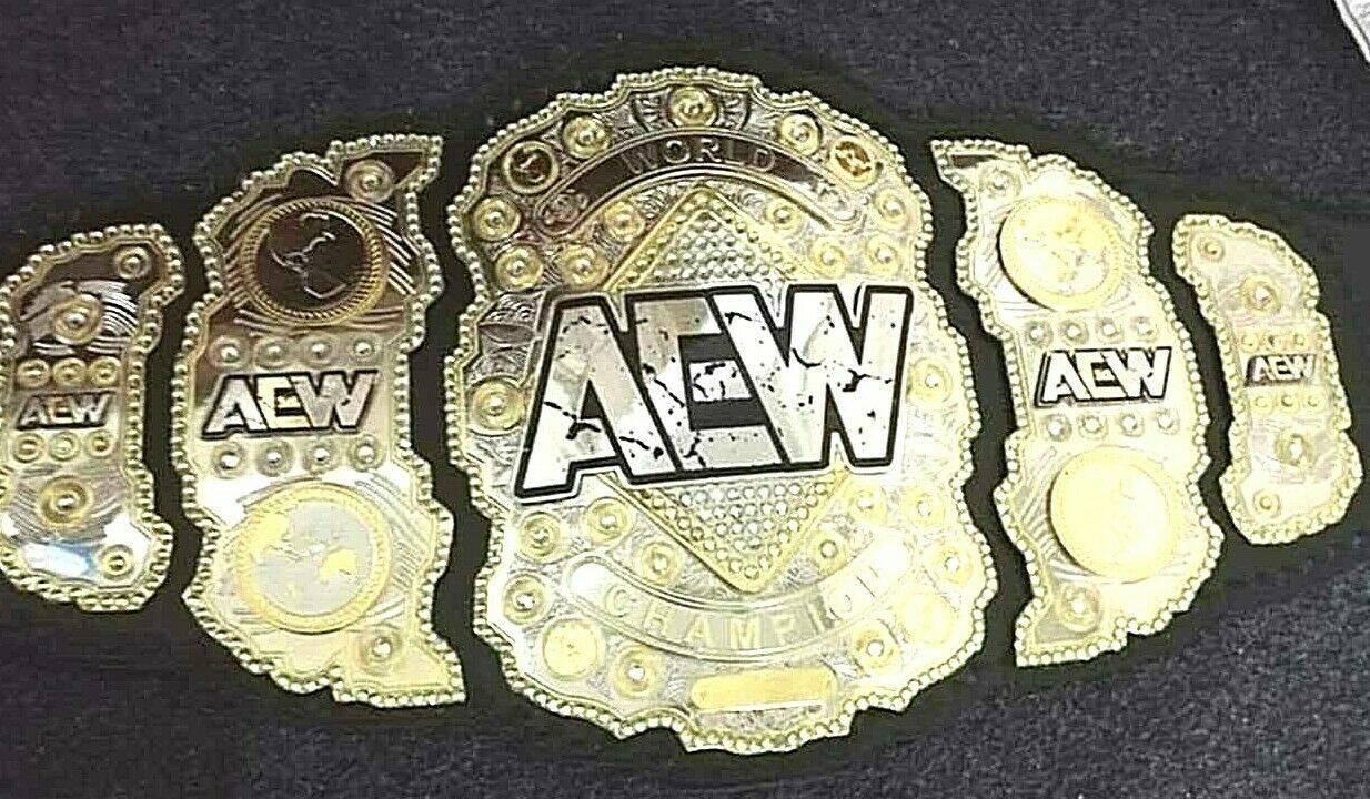 AEW Heavyweight Brass Championship Belt Replica - Image 4
