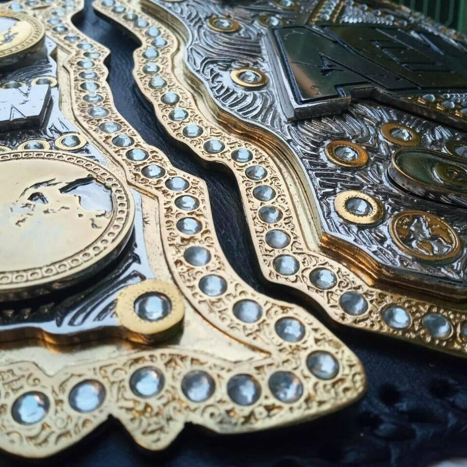 AEW Heavyweight Championship Belt 24K Gold Replica - Image 8