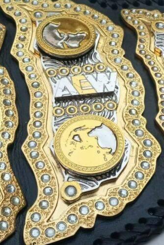AEW Heavyweight Championship Belt 24K Gold Replica - Image 9