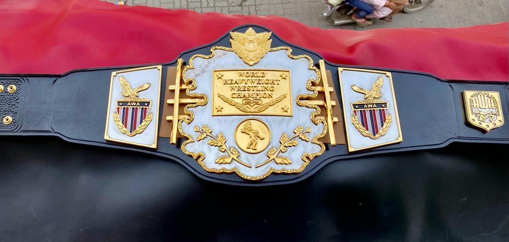 AWA WORLD HEAVYWEIGHT CNC HD CHAMPIONSHIP BELT - Image 8