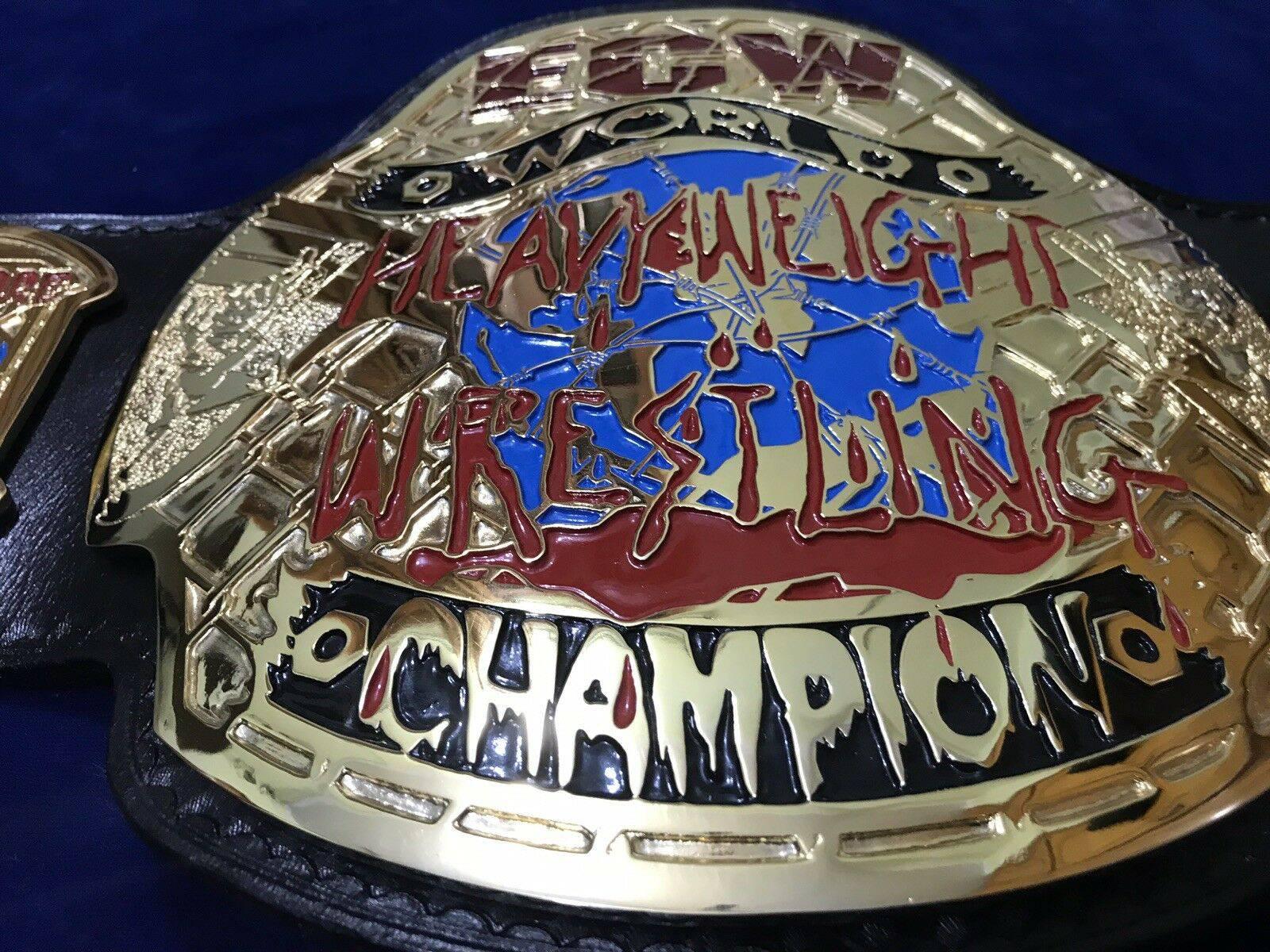 ECW WORLD HEAVYWEIGHT 24K GOLD Championship Belt - Image 3