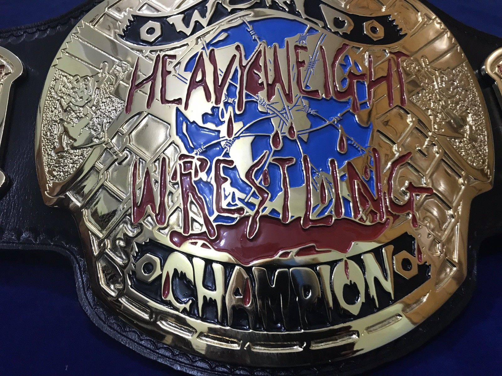 ECW WORLD HEAVYWEIGHT 24K GOLD Championship Belt - Image 4