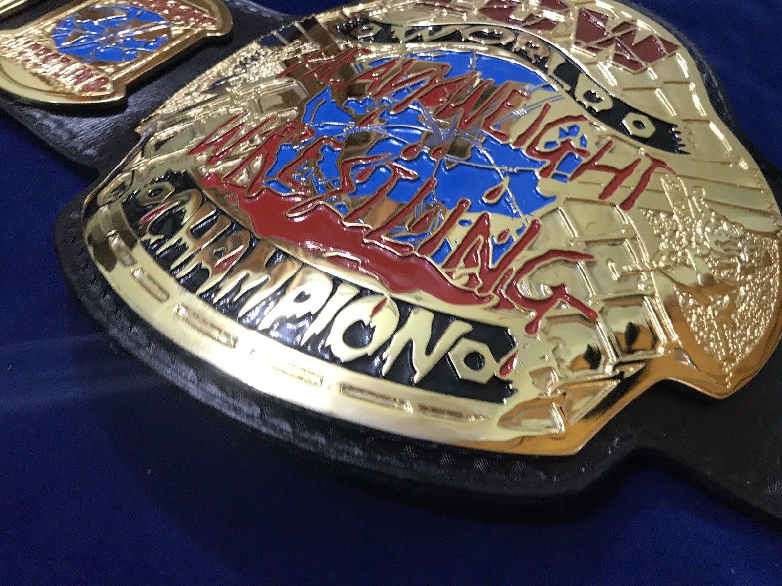ECW WORLD HEAVYWEIGHT 24K GOLD Championship Belt - Image 6