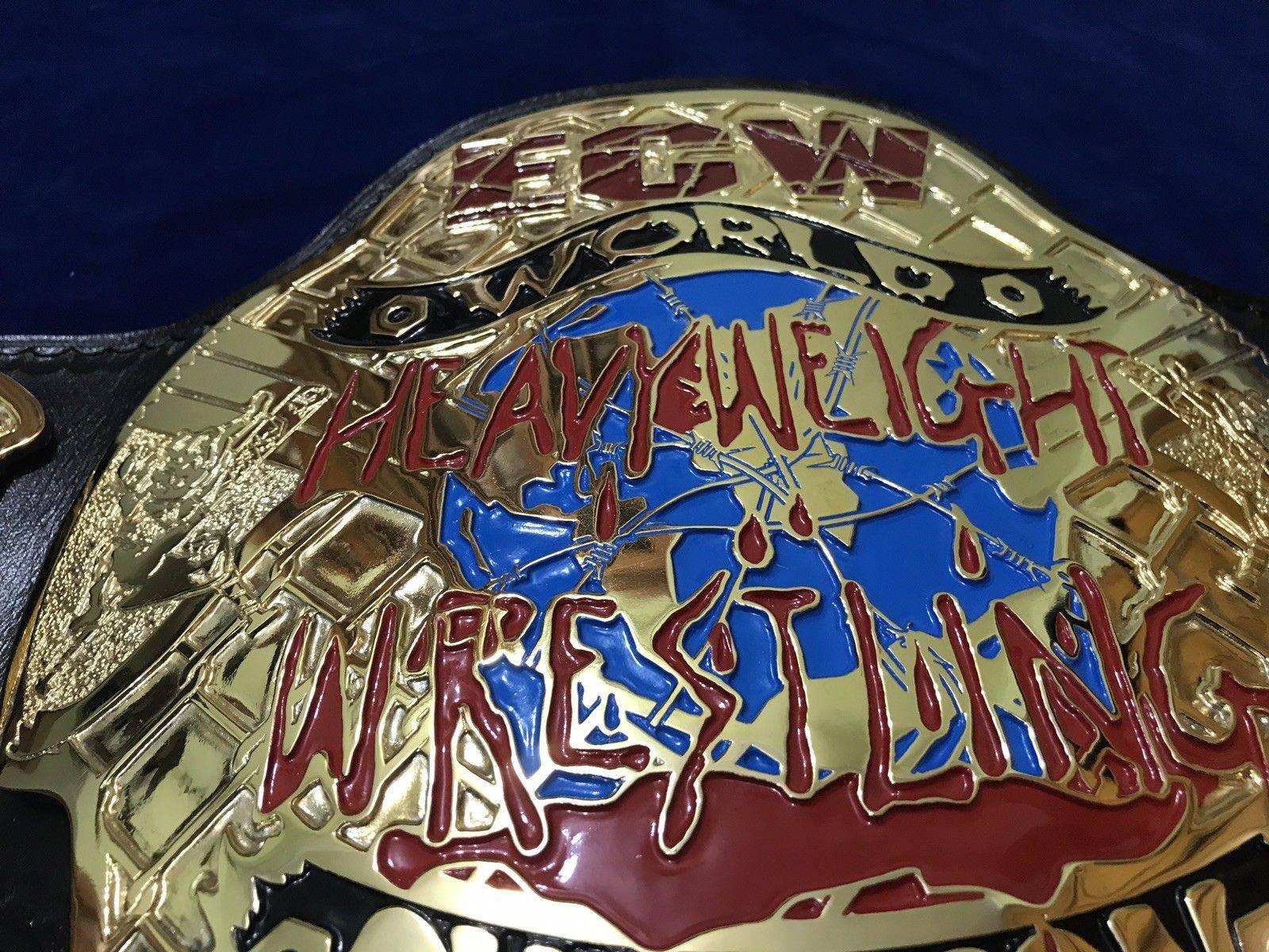 ECW WORLD HEAVYWEIGHT 24K GOLD Championship Belt - Image 7