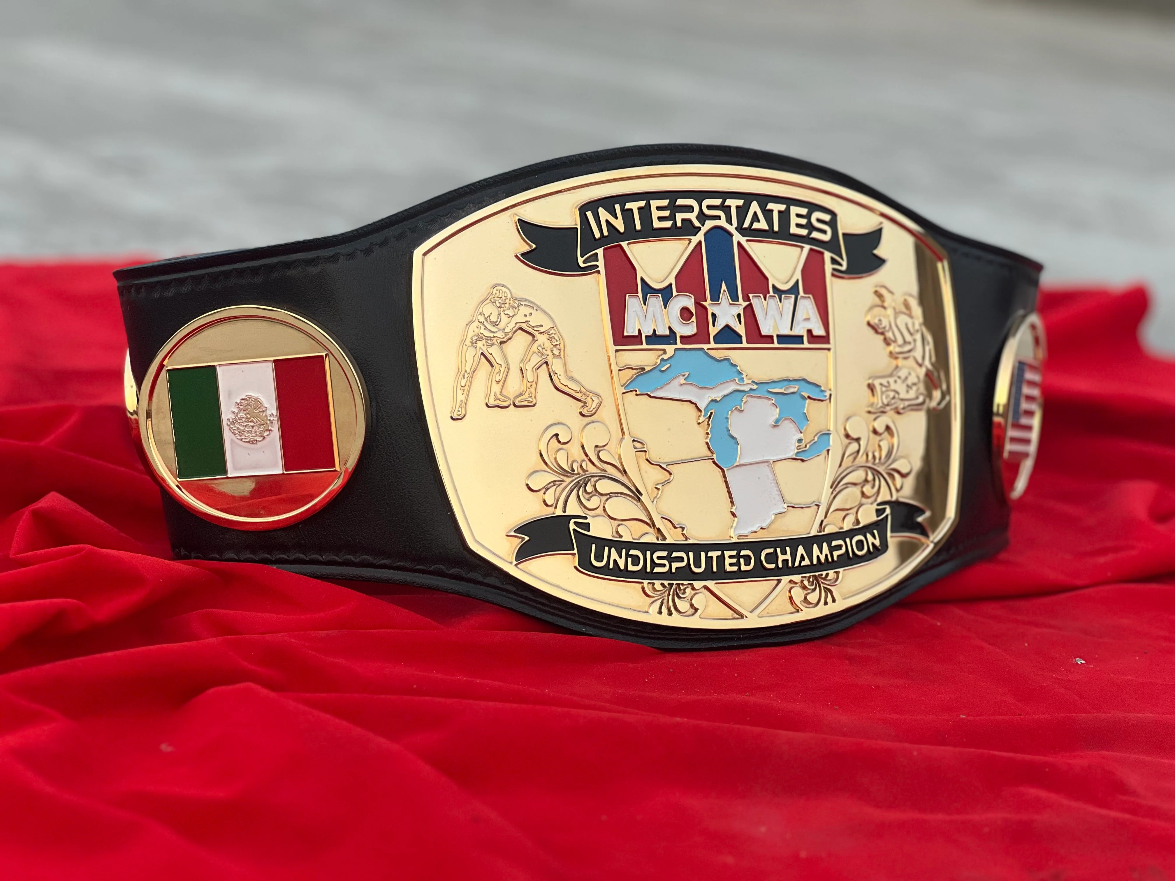 Fully Customized 24K Gold CNC Championship Belt - Image 3