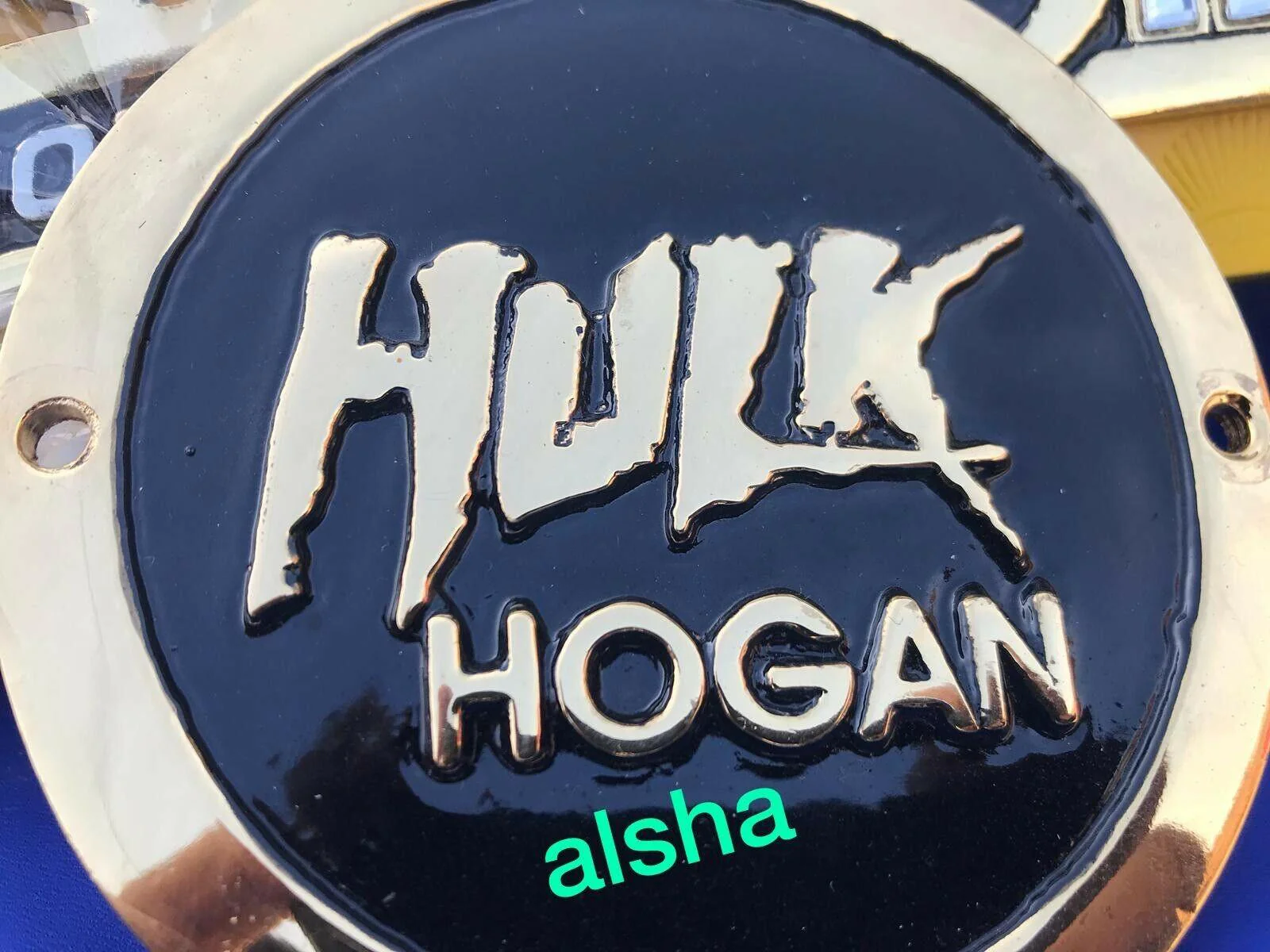 HULK HOGAN WORLD HEAVYWEIGHT Championship Belt - Image 3