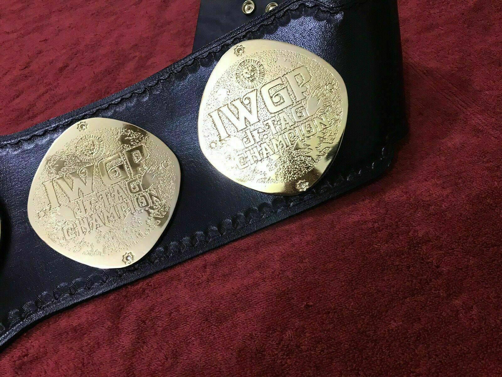IWGP JR TAG TEAM 24K GOLD Championship Belt - Image 3