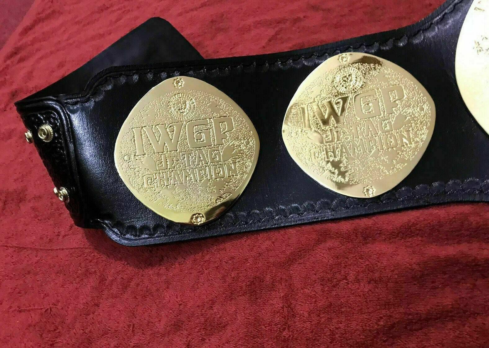 IWGP JR TAG TEAM 24K GOLD Championship Belt - Image 4