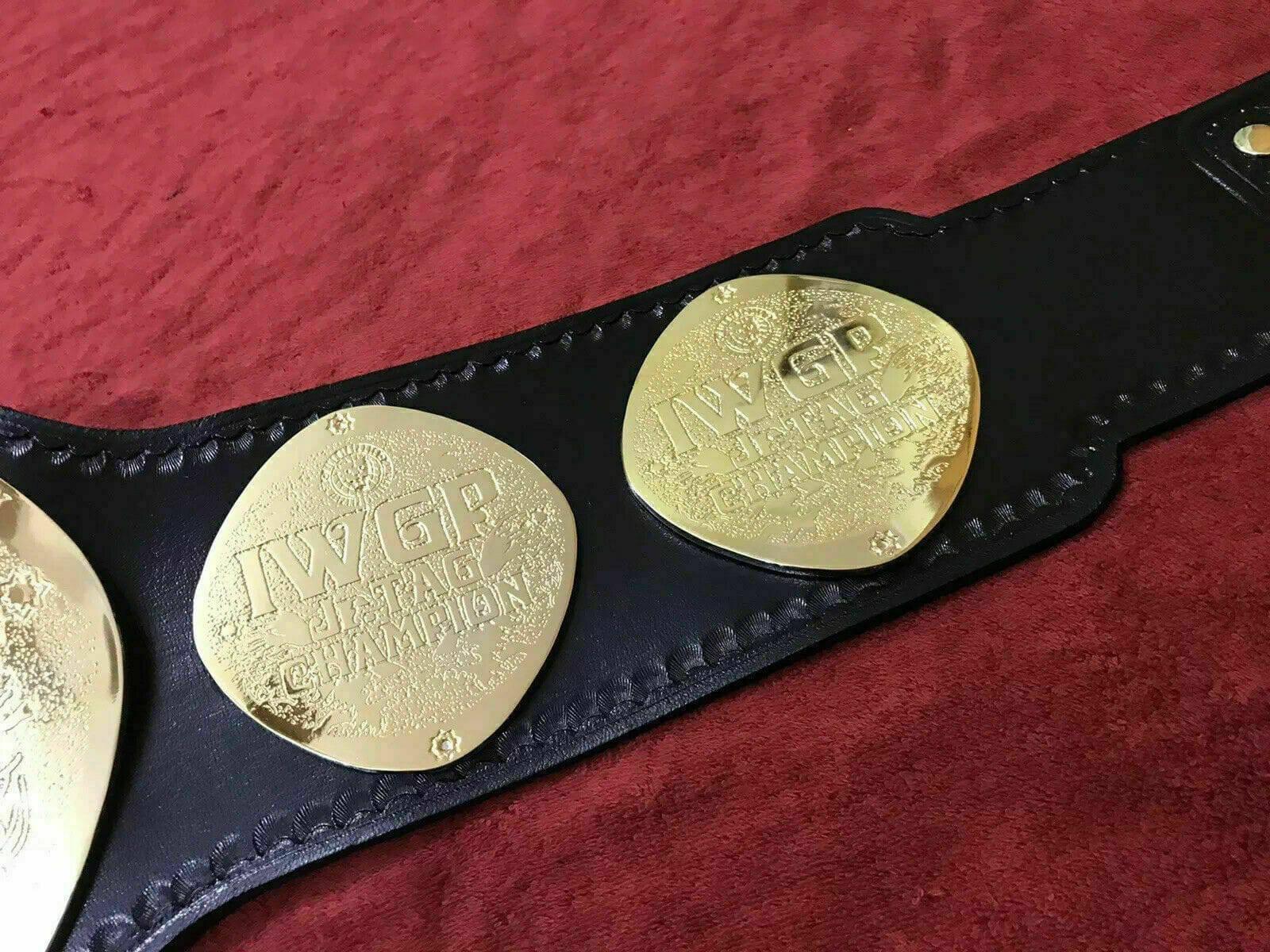 IWGP JR TAG TEAM 24K GOLD Championship Belt - Image 5