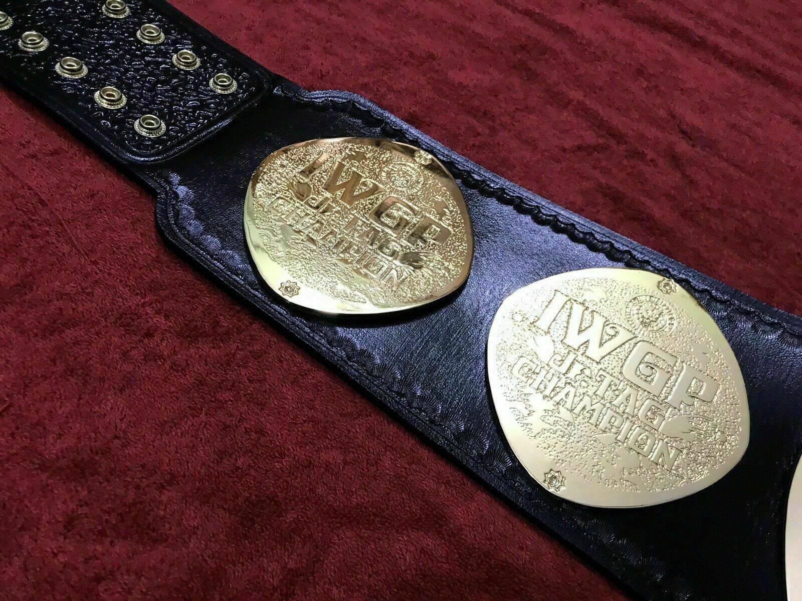 IWGP JR TAG TEAM 24K GOLD Championship Belt - Image 6