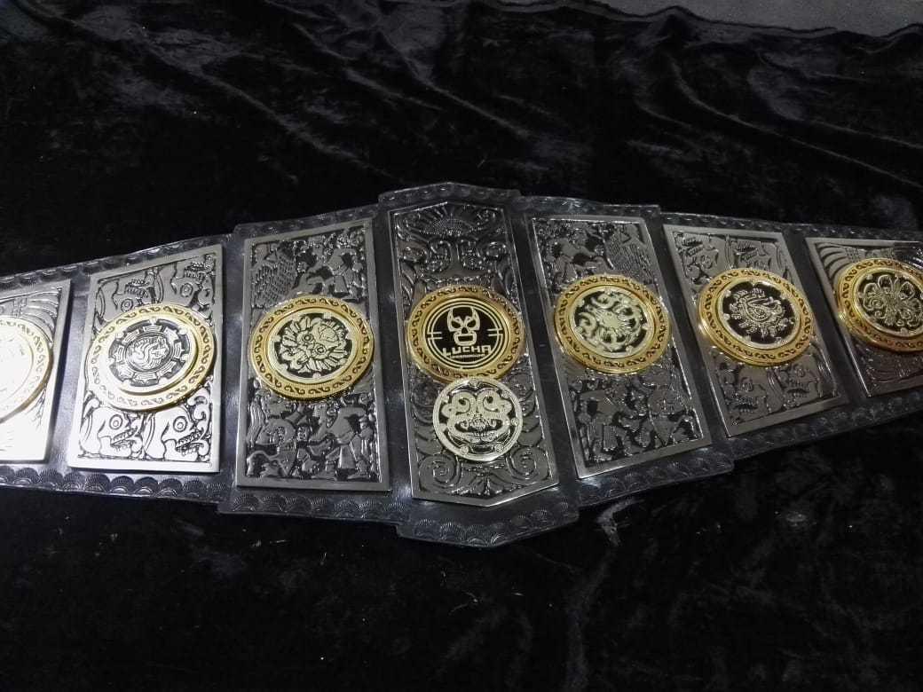 LUCHA UNDERGROUND GIFT OF GOD Zinc Championship Belt - Image 5