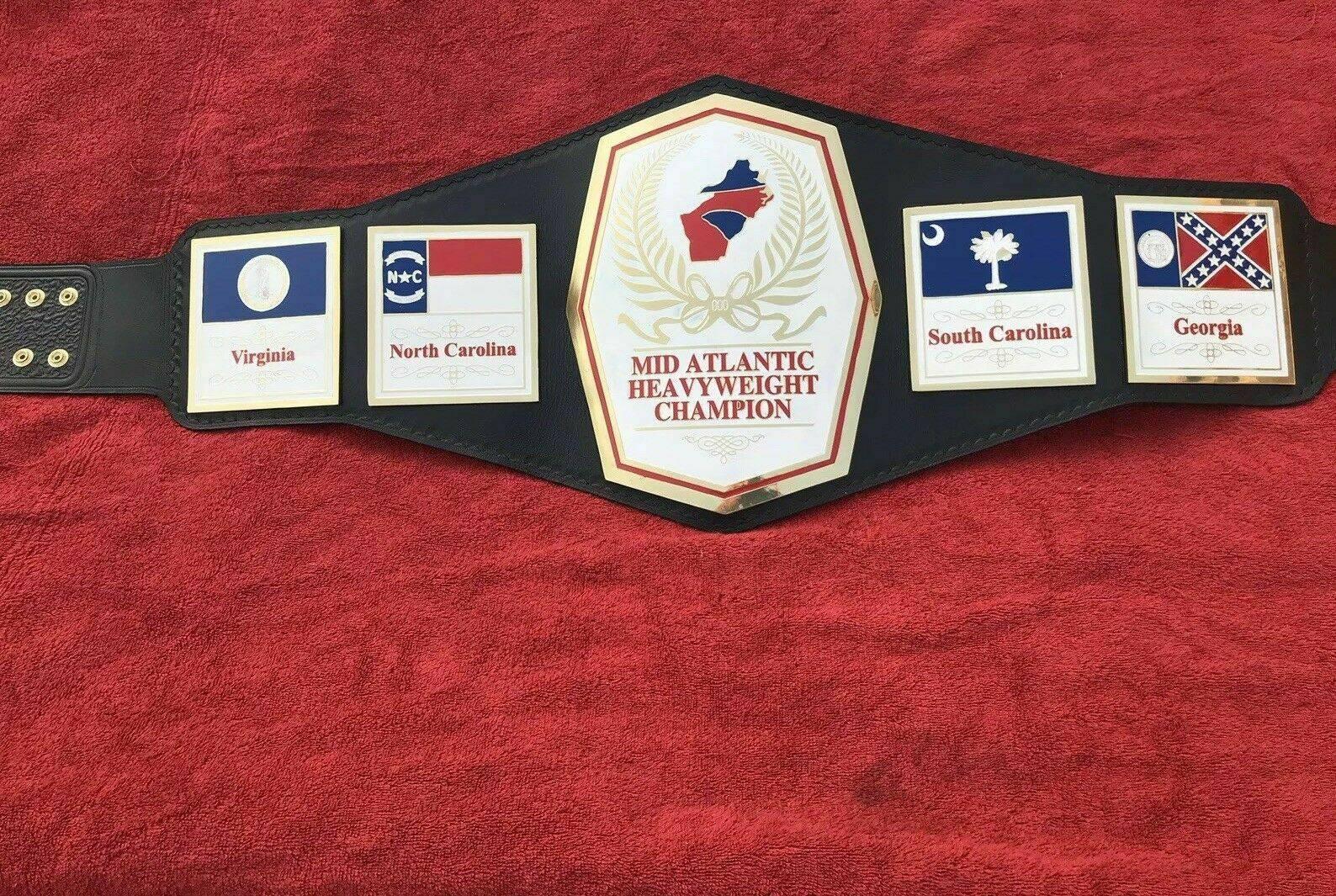 MID ATLANTIC HEAVYWEIGHT Championship Title Belt - Image 4