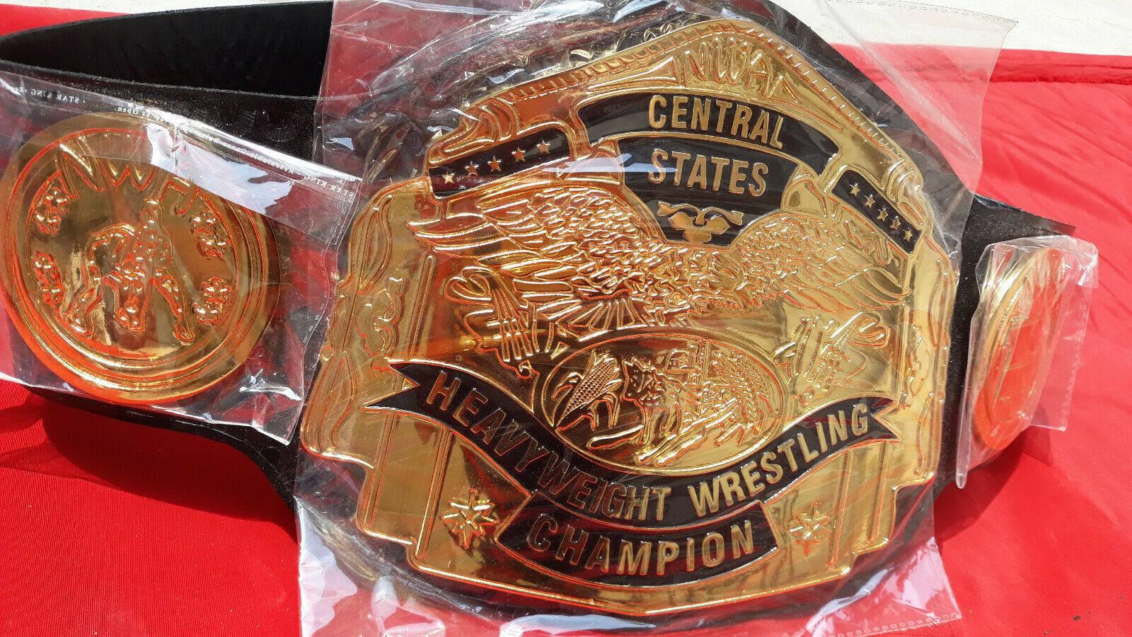 NWA CENTRAL STATES HEAVYWEIGHT ZINC Championship Belt - Image 3