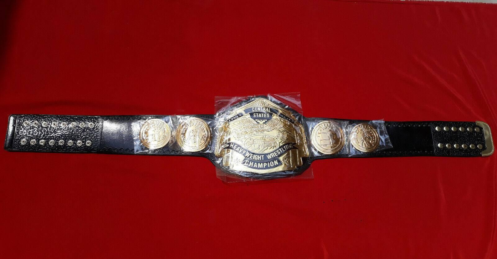 NWA CENTRAL STATES HEAVYWEIGHT ZINC Championship Belt - Image 6