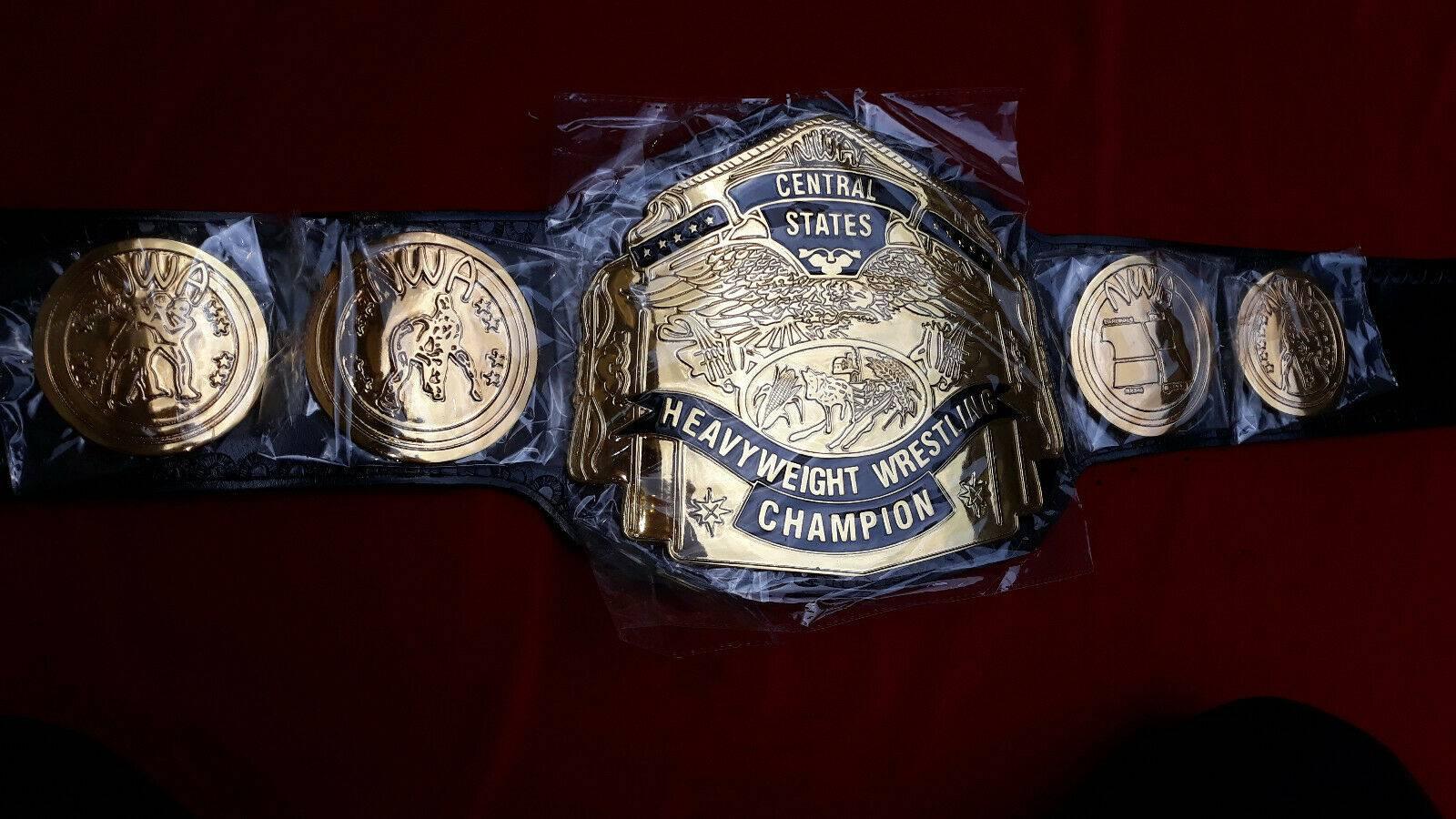 NWA CENTRAL STATES HEAVYWEIGHT ZINC Championship Belt - Image 7