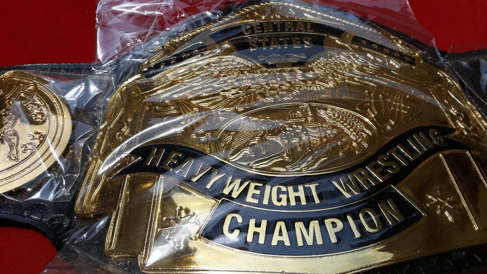 NWA CENTRAL STATES HEAVYWEIGHT ZINC Championship Belt - Image 9