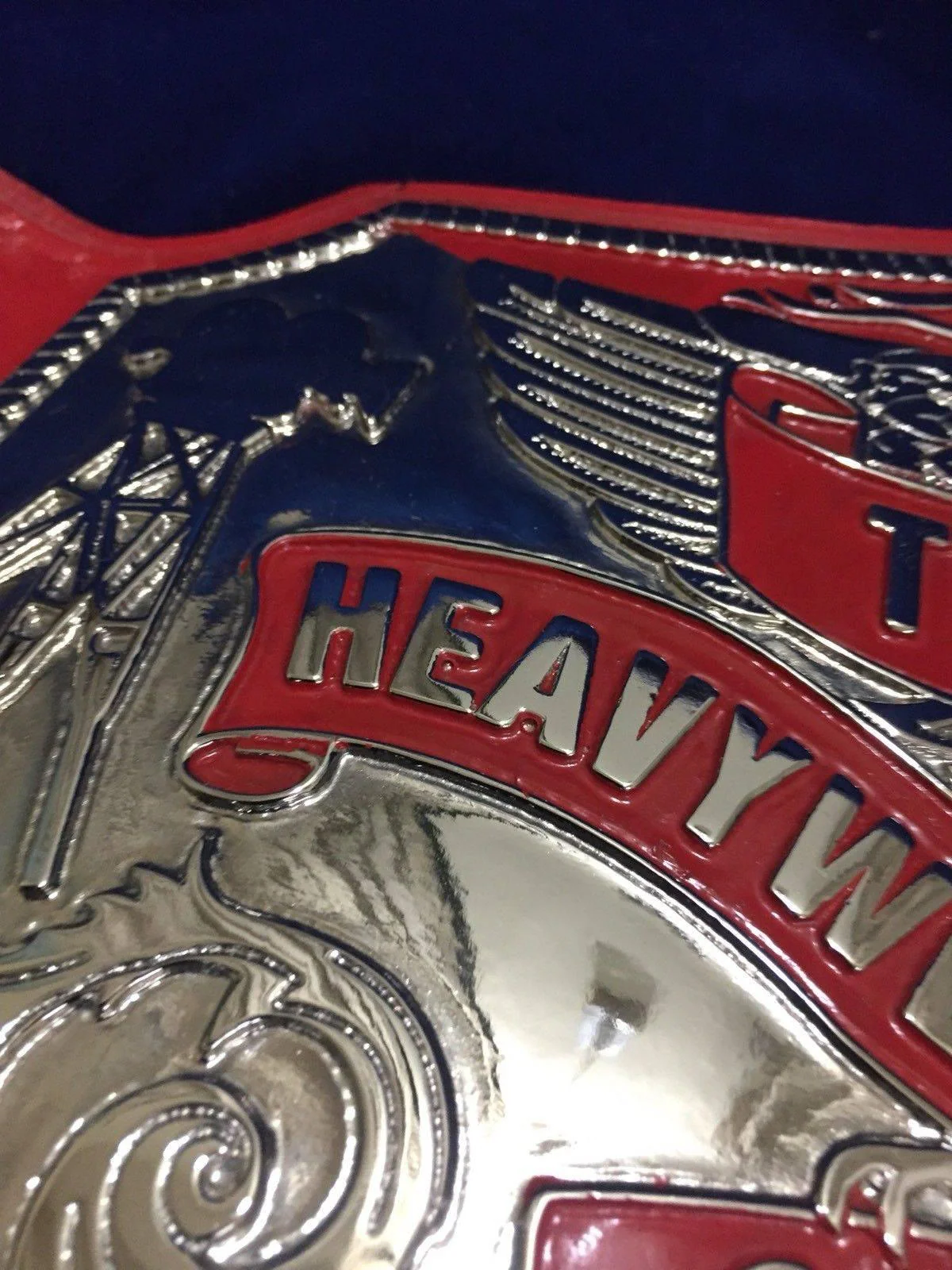 NWA Championship TELEVISION HEAVYWEIGHT 24K Nickle Zinc Championship Belt - Image 8