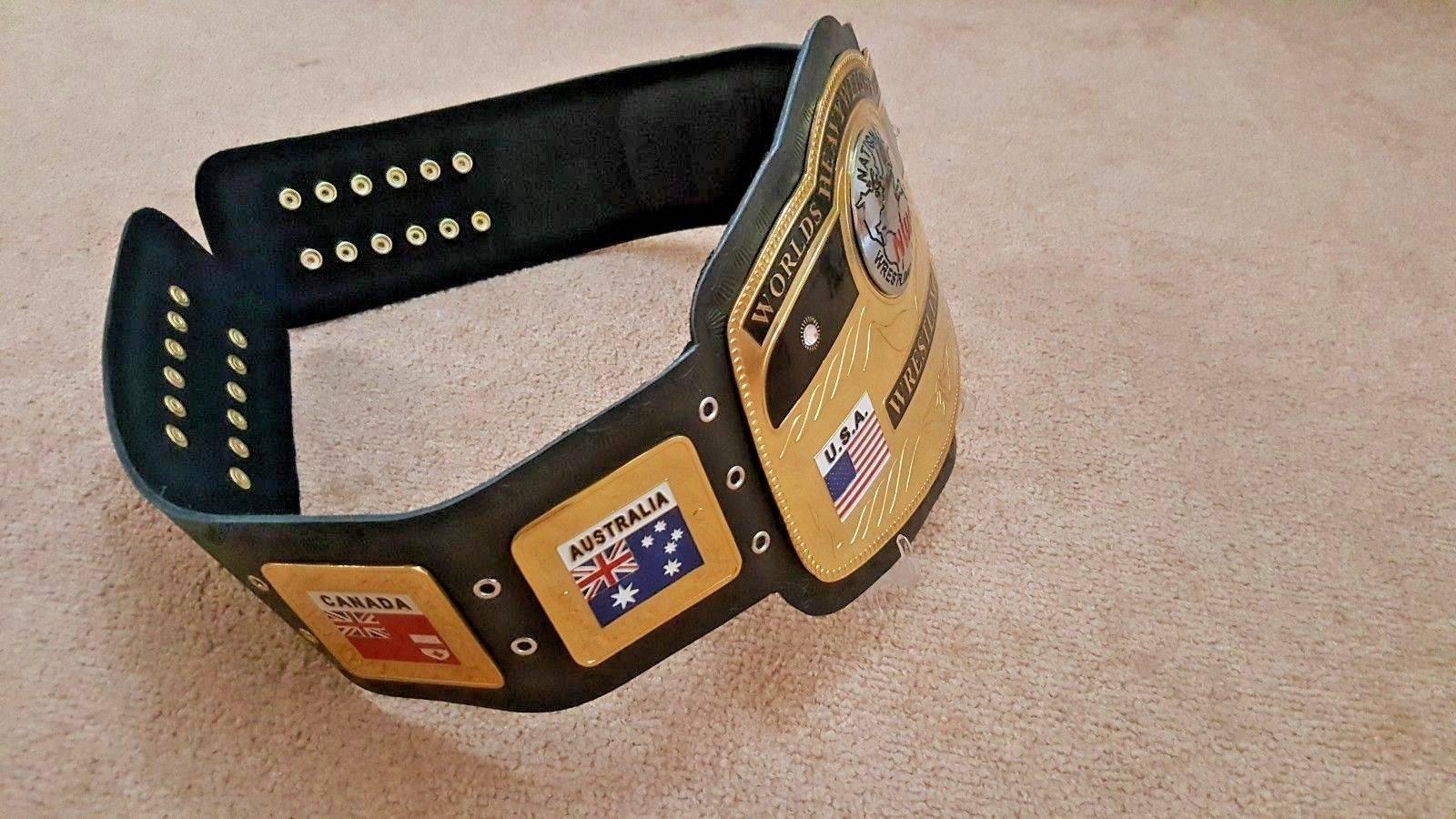 NWA DOMED GLOBE HEAVYWEIGHT Wrestling Championship Belt - Image 2