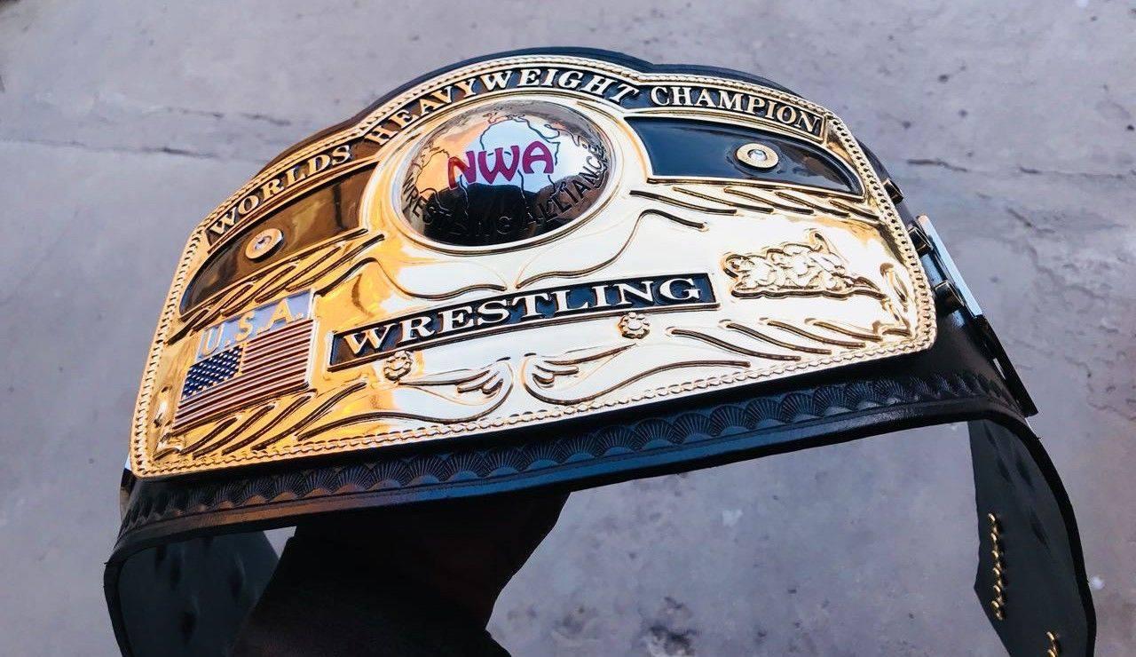NWA DOMED GLOBE HEAVYWEIGHT 24K GOLD Championship Belt - Image 4