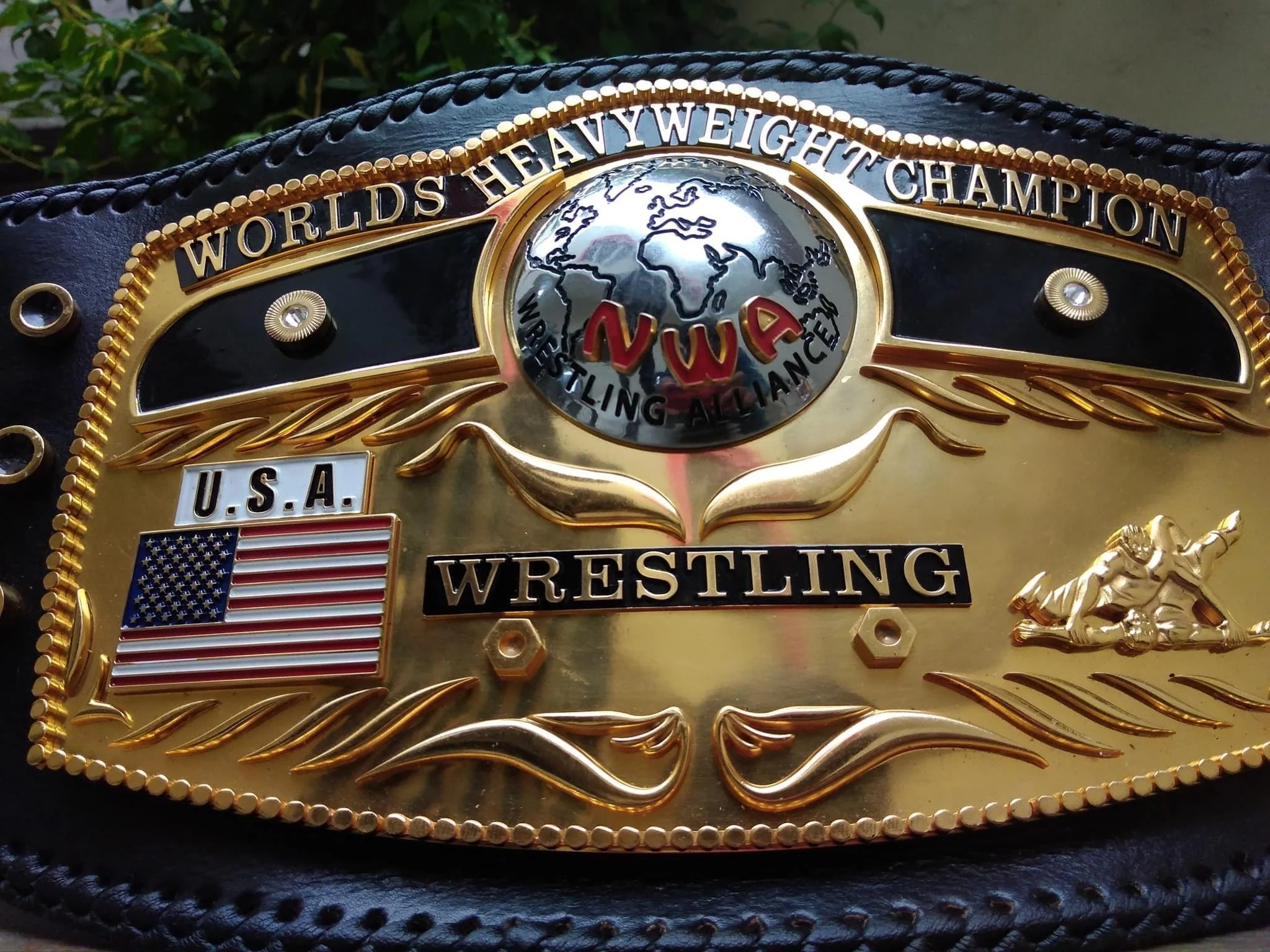 NWA DOMED GLOBE HEAVYWEIGHT 3D CNC MADE CHAMPIONSHIP BELT - Image 4