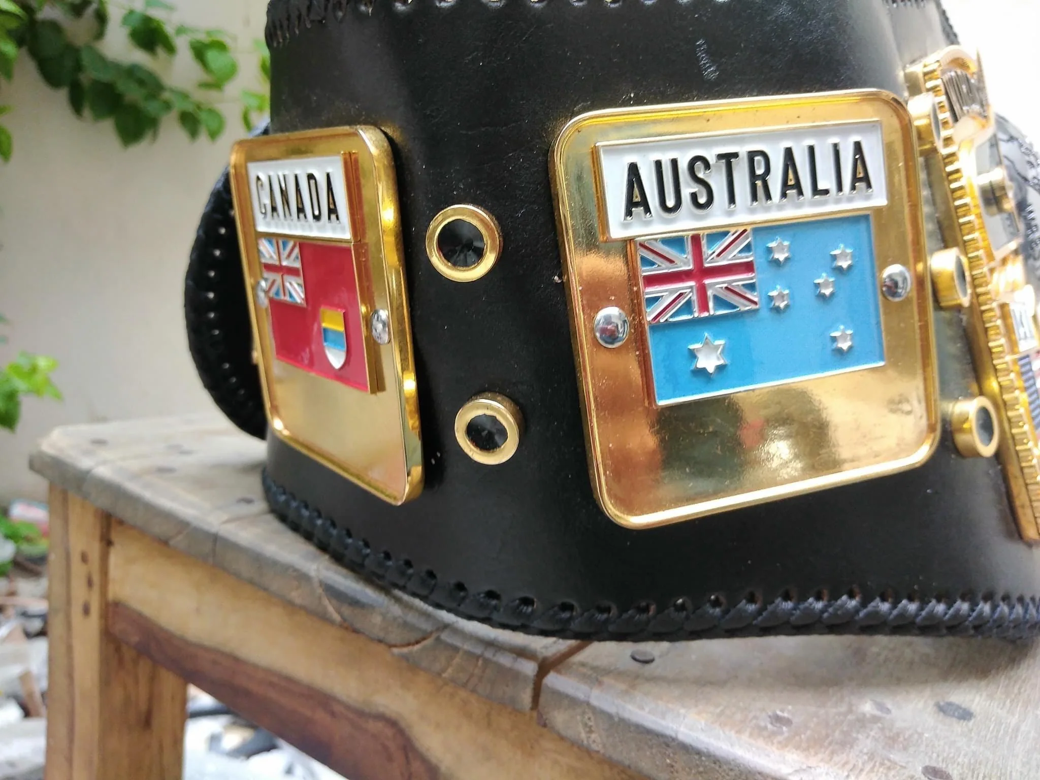 NWA DOMED GLOBE HEAVYWEIGHT 3D CNC MADE CHAMPIONSHIP BELT - Image 5