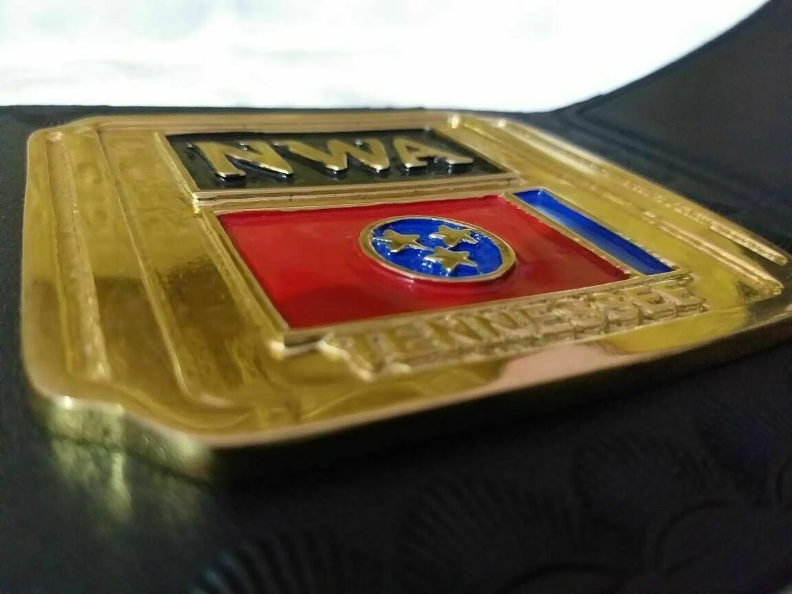 NWA MID-ATLANTIC STATES Zinc Championship Belt - Image 4