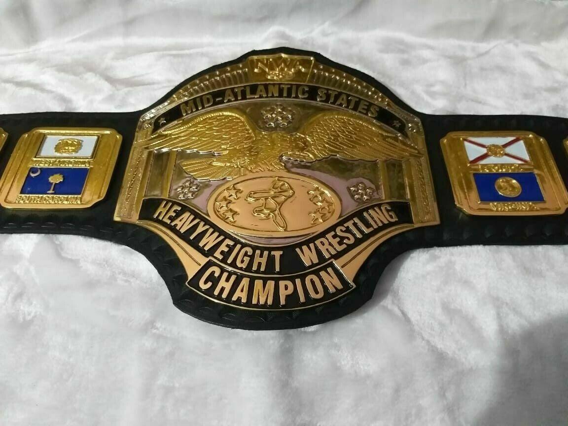 NWA MID-ATLANTIC STATES Zinc Championship Belt - Image 5