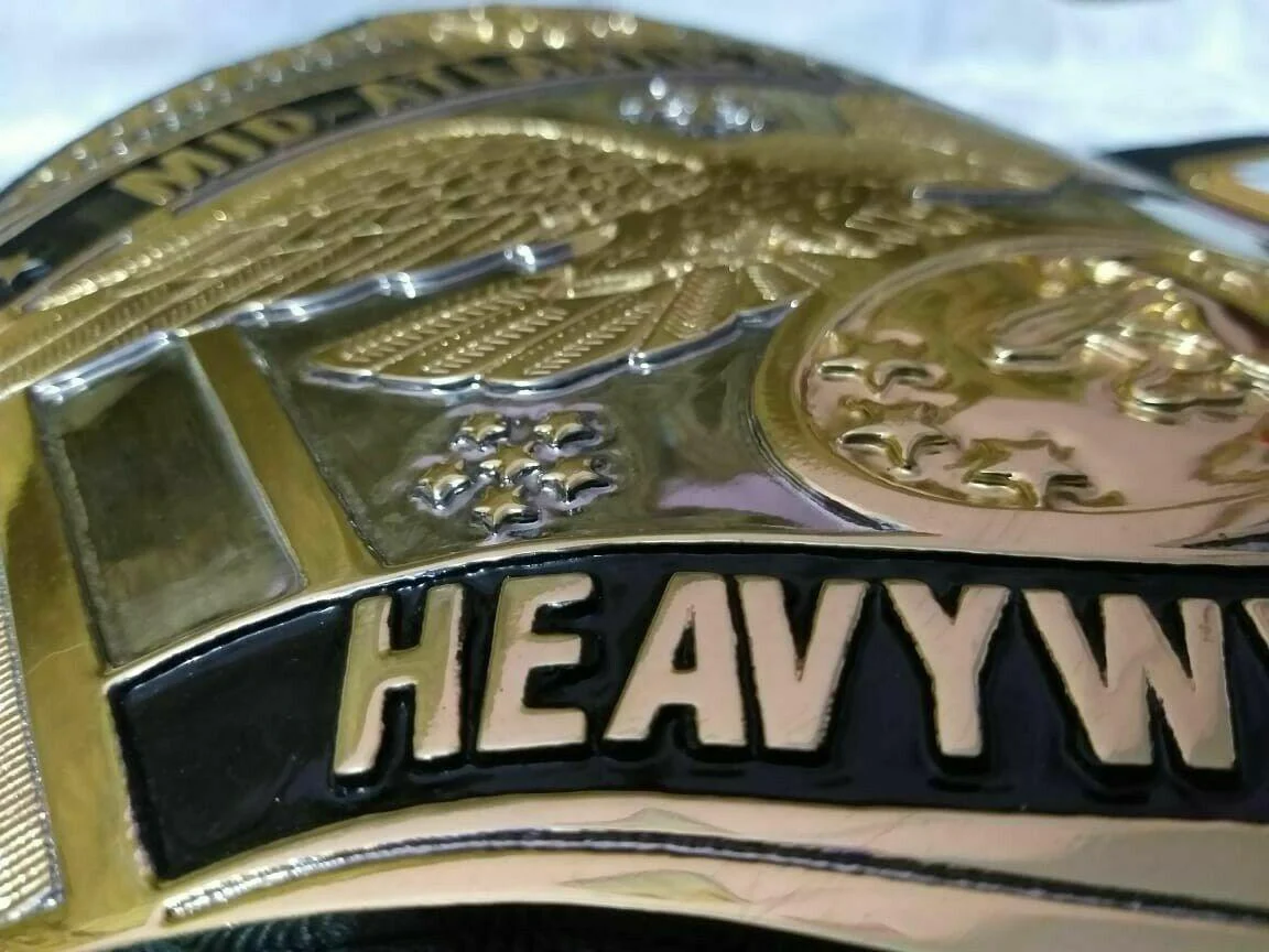 NWA MID-ATLANTIC STATES Zinc Championship Belt - Image 7