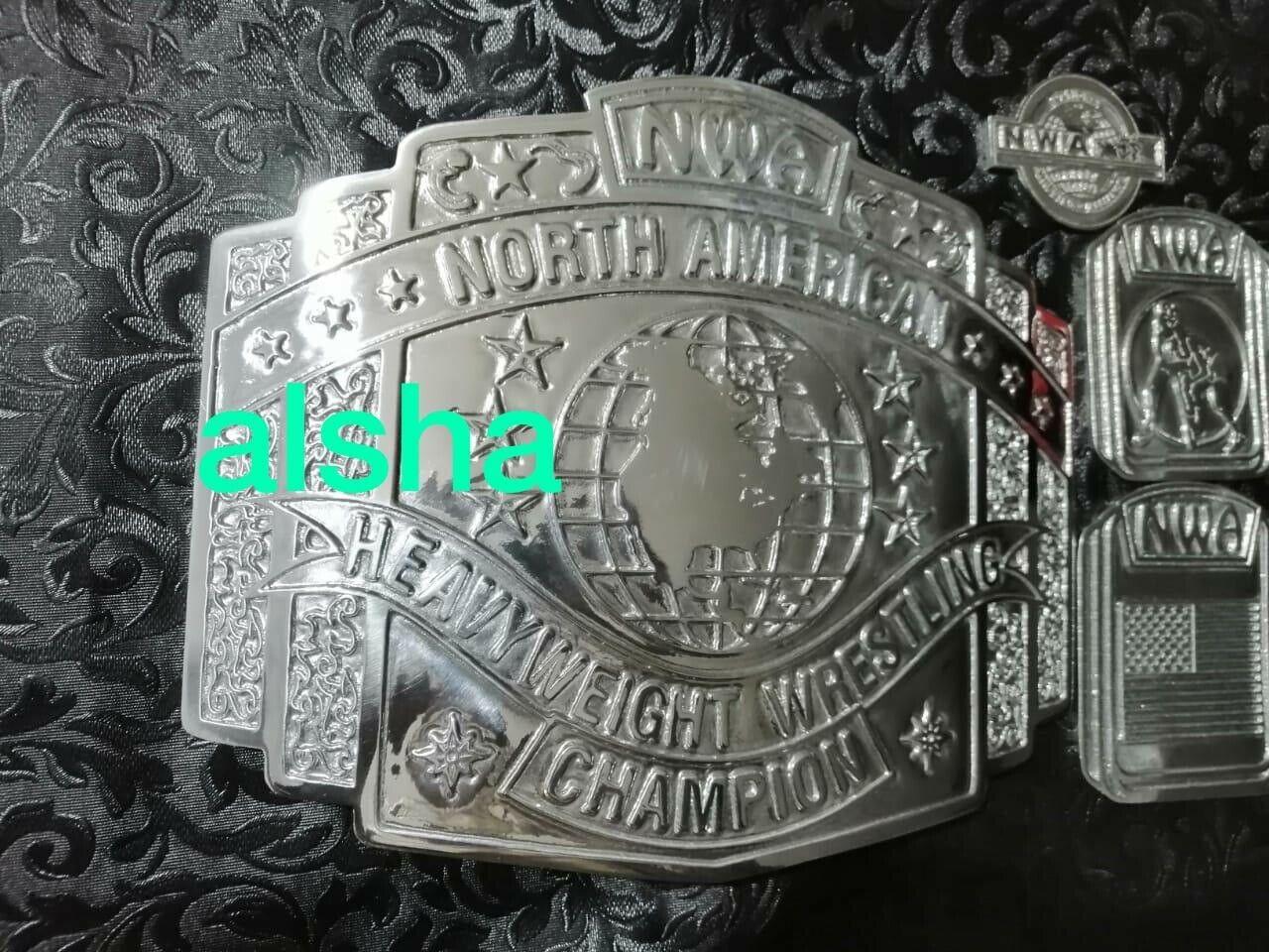 NWA NORTH AMERICAN HEAVYWEIGHT Zinc Championship Belt - Image 11