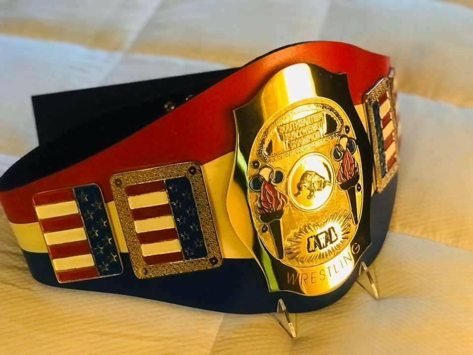 NWA SOUTHERN HEAVYWEIGHT Zinc Championship Belt - Image 3