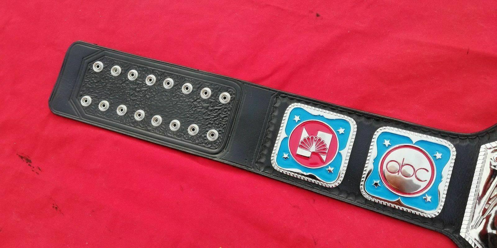 NWA TELEVISION HEAVYWEIGHT 24K NICKEL Wrestling Belt - Image 5