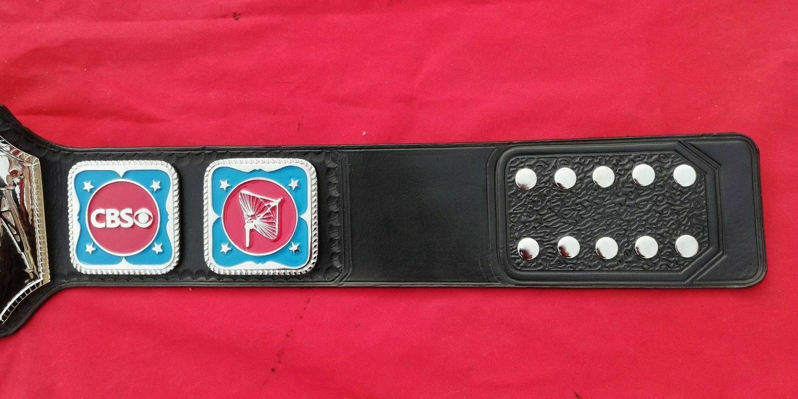 NWA TELEVISION HEAVYWEIGHT 24K NICKEL Wrestling Belt - Image 6