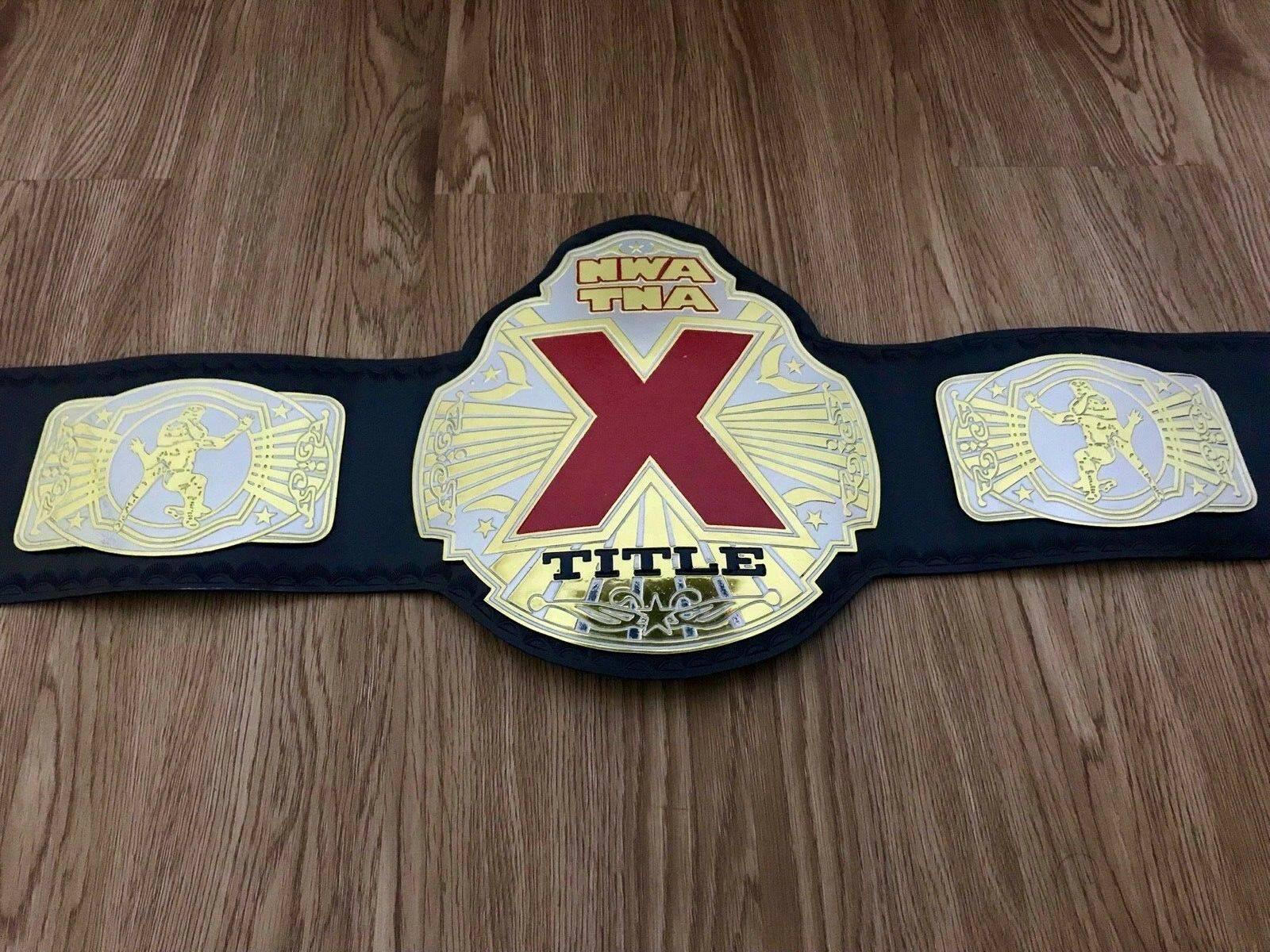 NWA TNA X Brass Championship Belt - Image 3