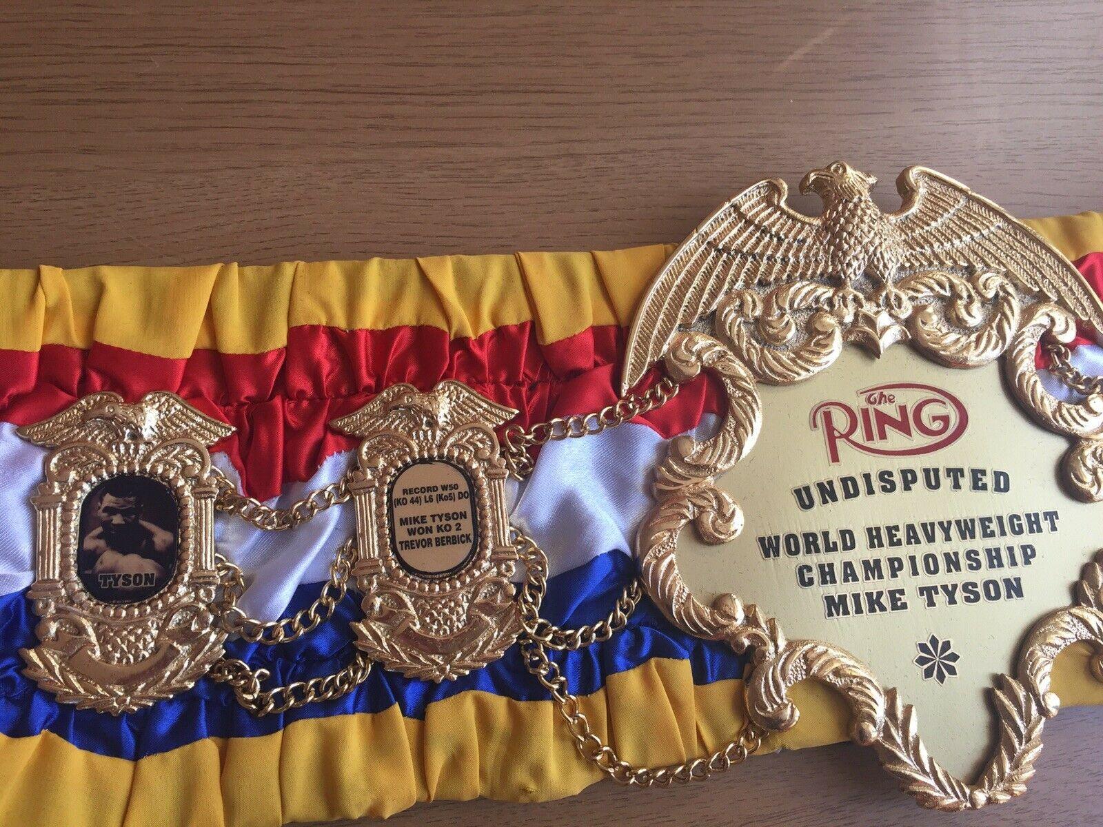 RING MAGAZINE UNDISPUTED BOXING Championship Belt - Image 9