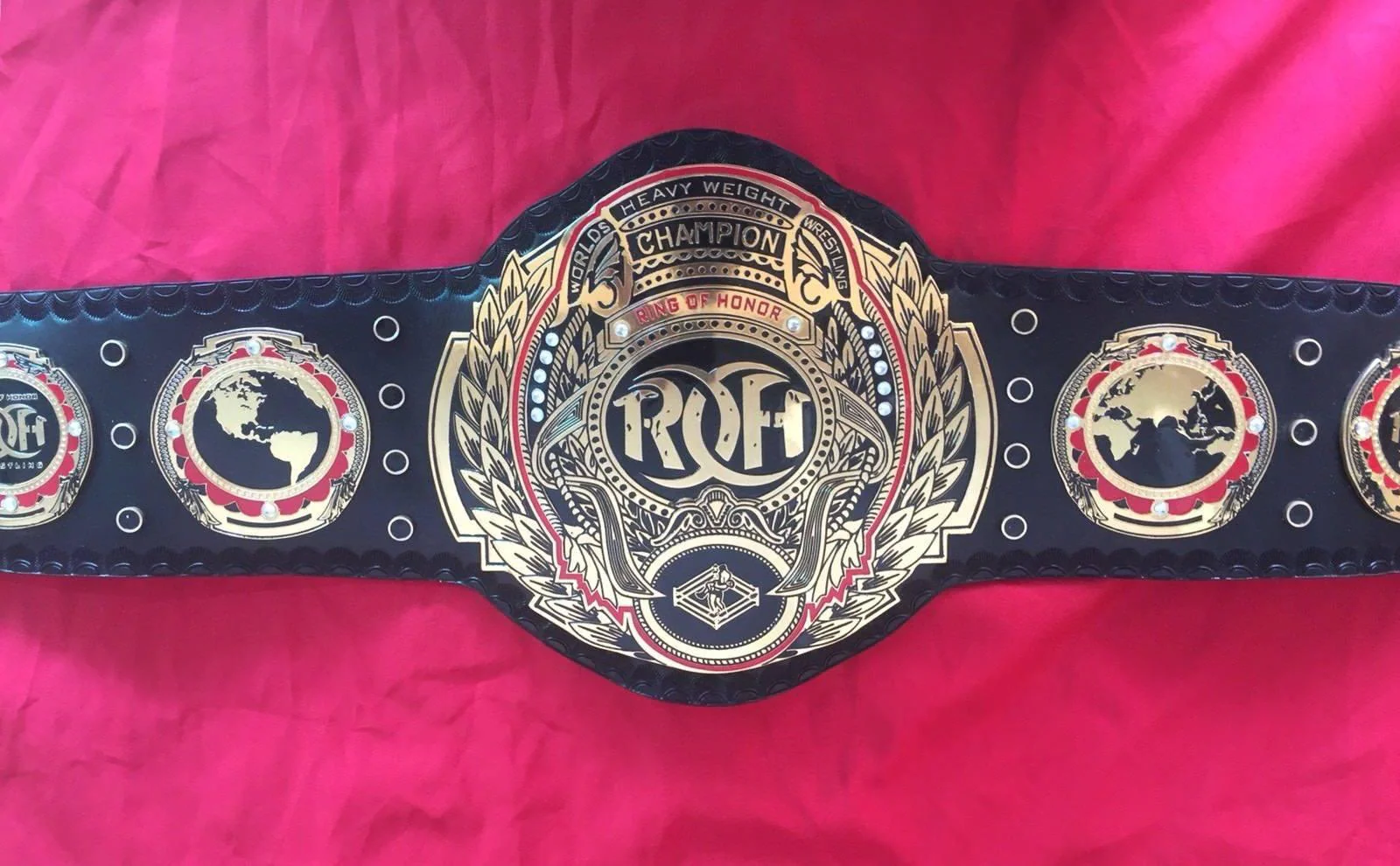 ROH HEAVYWEIGHT Brass Championship Belt - Image 2