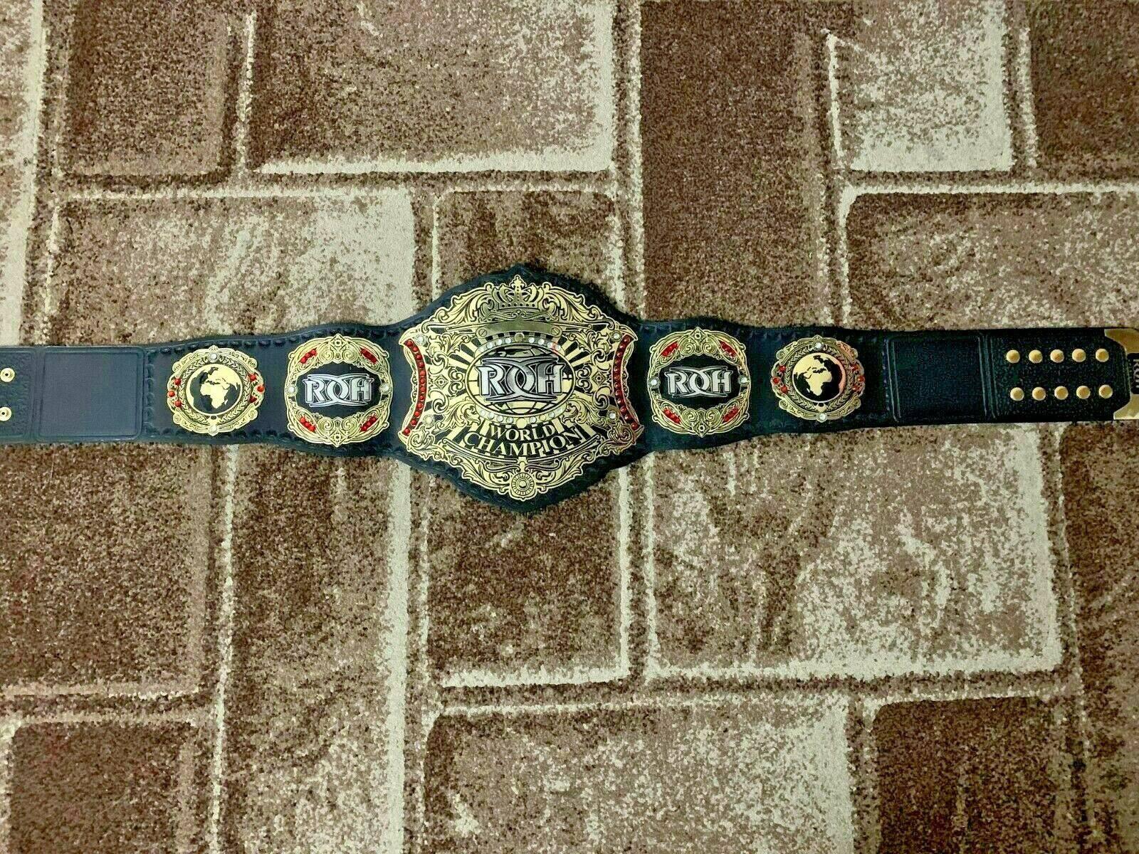 ROH WORLD TELEVISION Brass Championship Belt - Image 3
