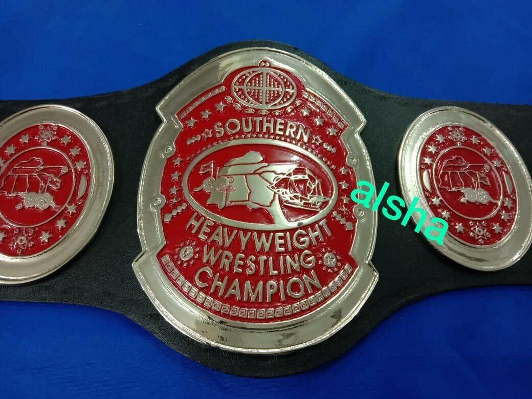 SOUTHERN HEAVYWEIGHT Zinc Metal Championship Belt - Image 3