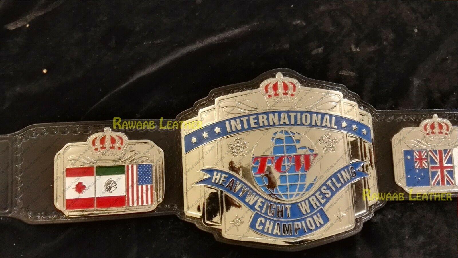 TCW INTERNATIONAL HEAVYWEIGHT Zinc Championship Belt - Image 9