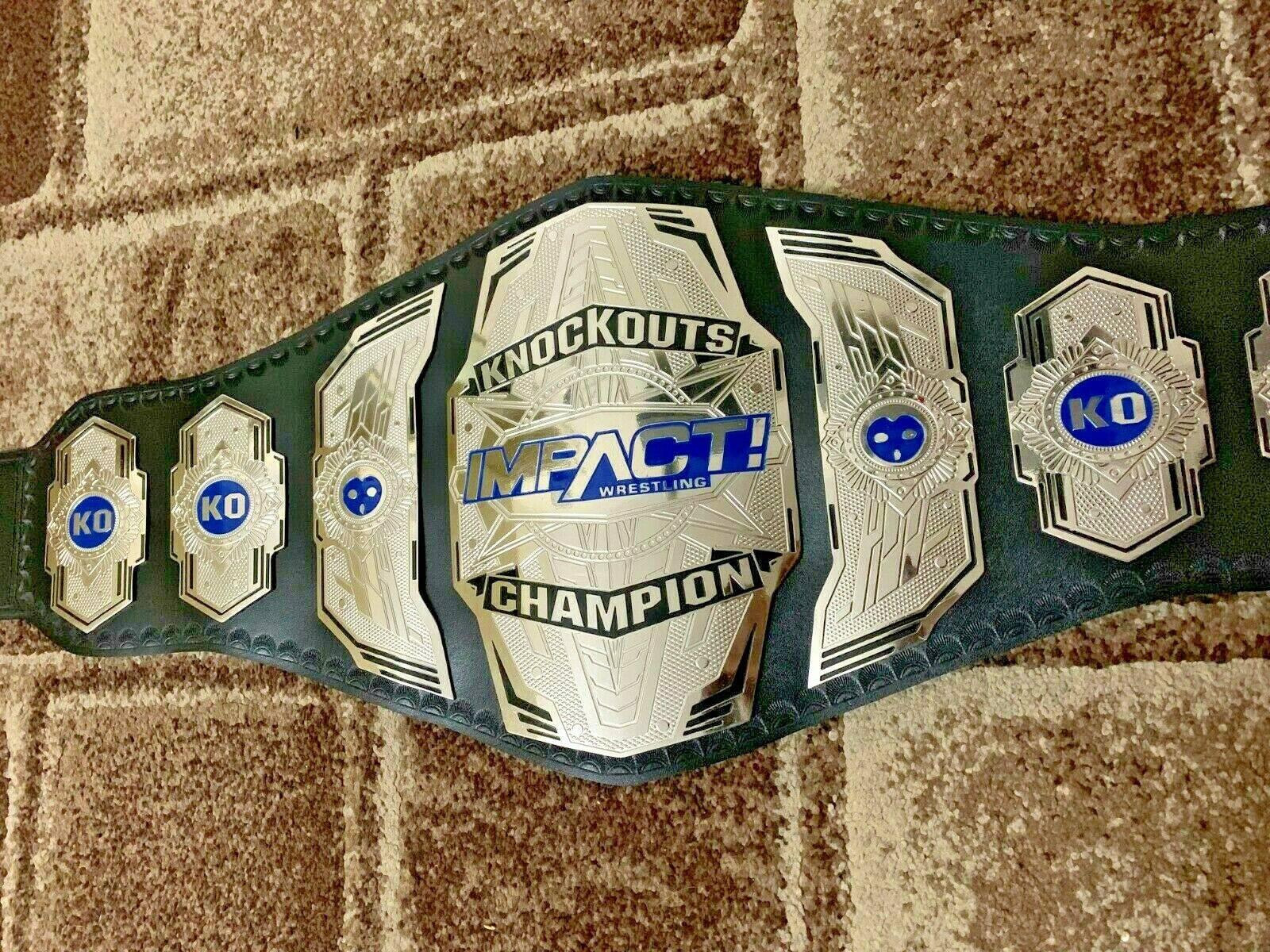 TNA IMPACT Brass Championship Belt - Image 3
