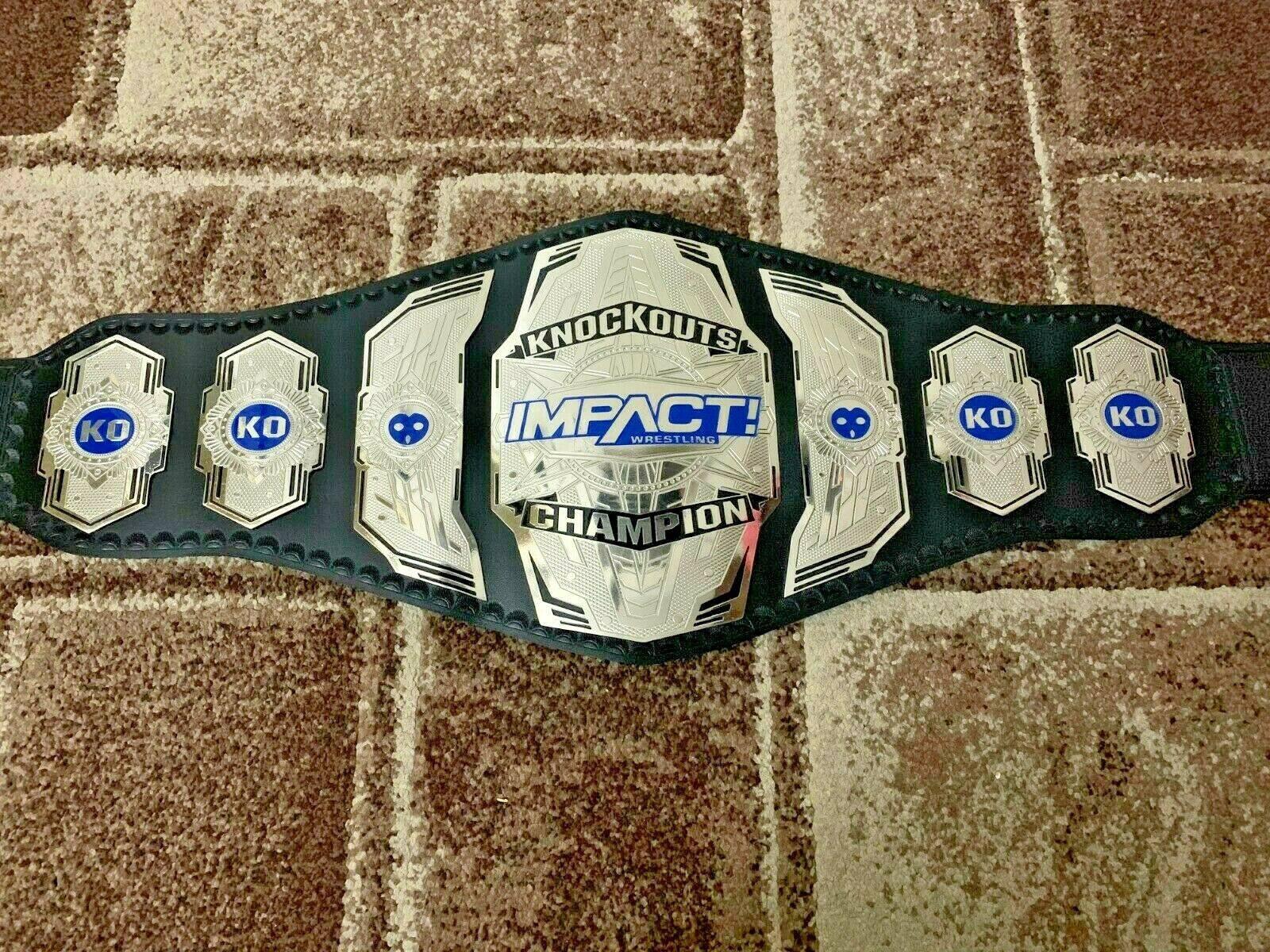 TNA IMPACT Brass Championship Belt - Image 4
