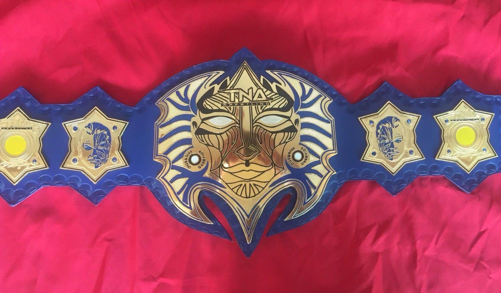 TNA JEFF HARDY Brass Championship Belt - Image 3