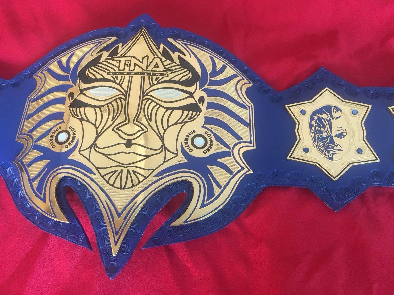 TNA JEFF HARDY Brass Championship Belt - Image 4