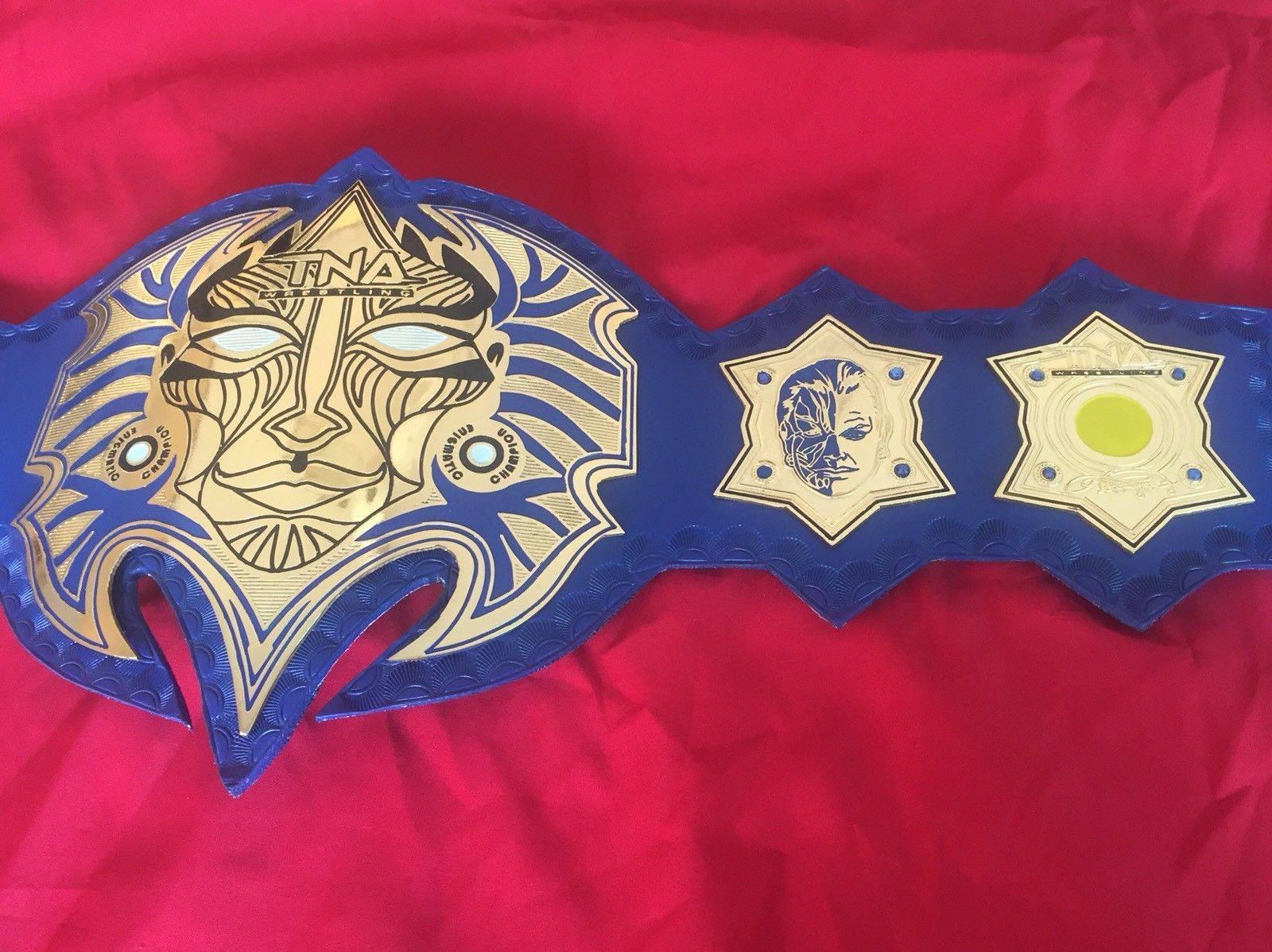TNA JEFF HARDY Brass Championship Belt - Image 5