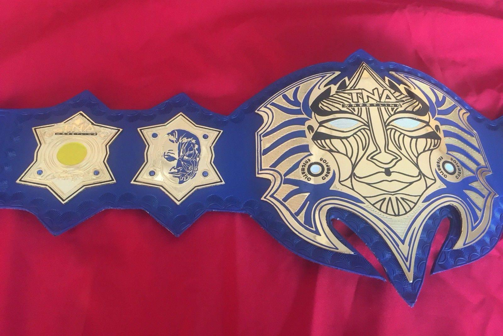 TNA JEFF HARDY Brass Championship Belt - Image 6