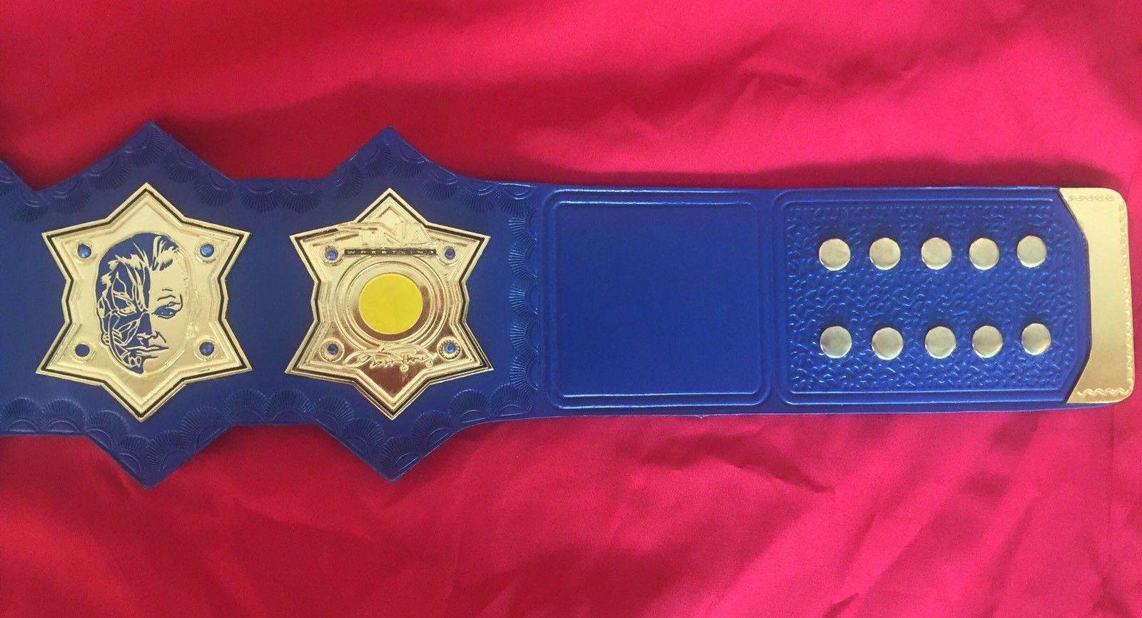 TNA JEFF HARDY Brass Championship Belt - Image 7