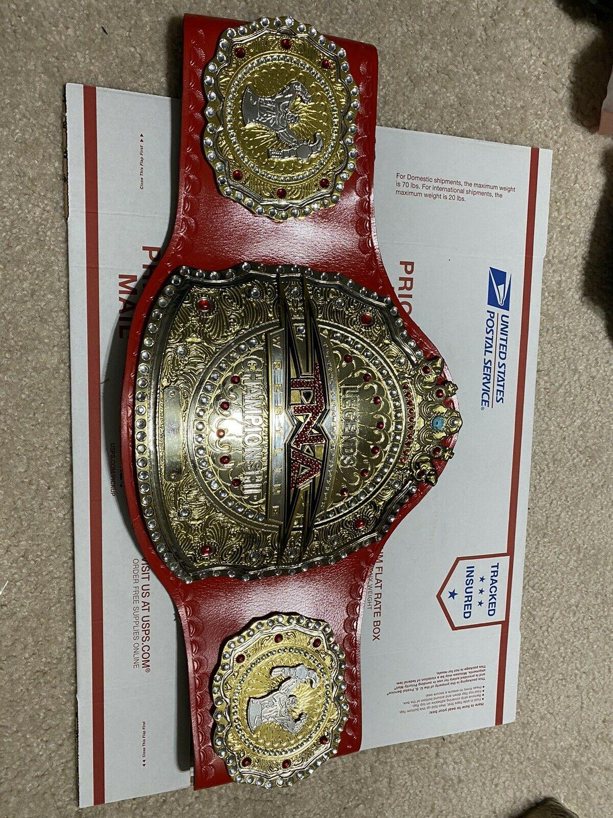 TNA LEGENDS Zinc Championship Belt - Image 3